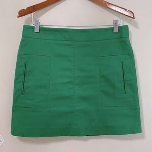 GAP Green Cotton Mini Skirt